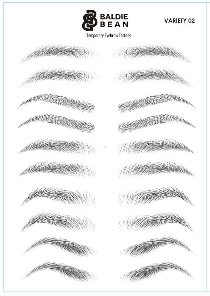 The Baldie Brow: VARIETY PACK