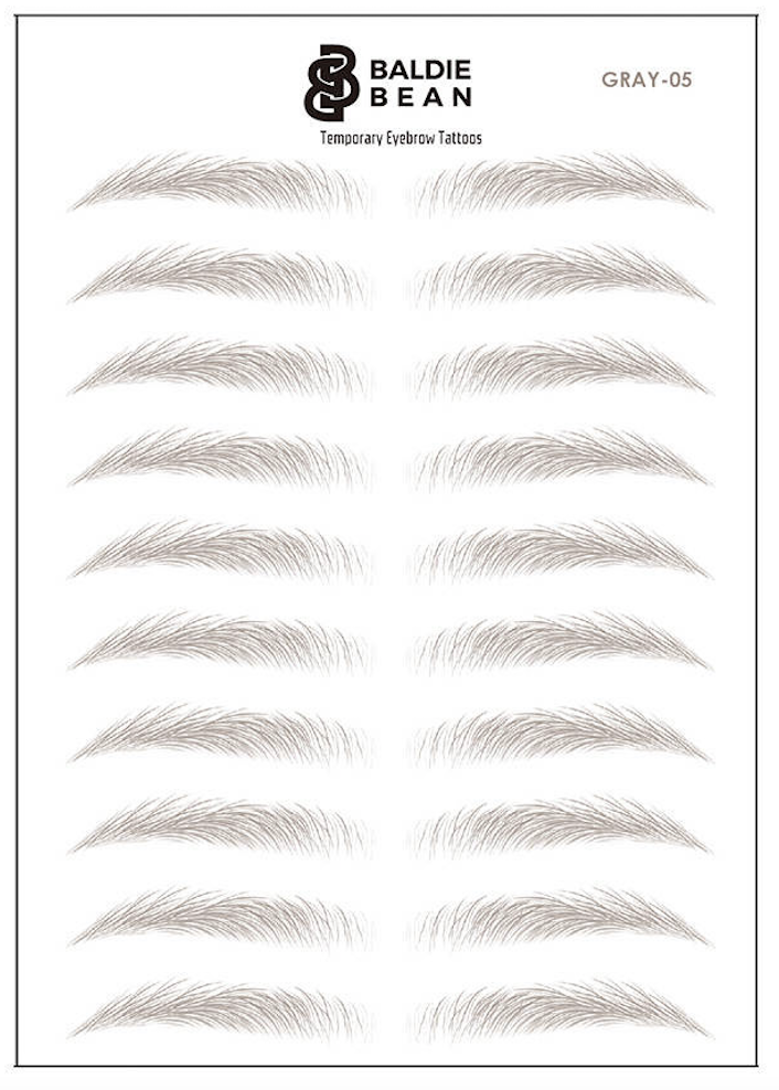 The Baldie Brow: Straight