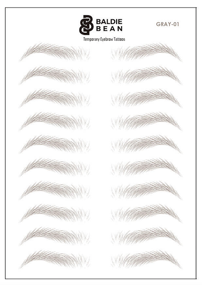 The Baldie Brow: Tapered