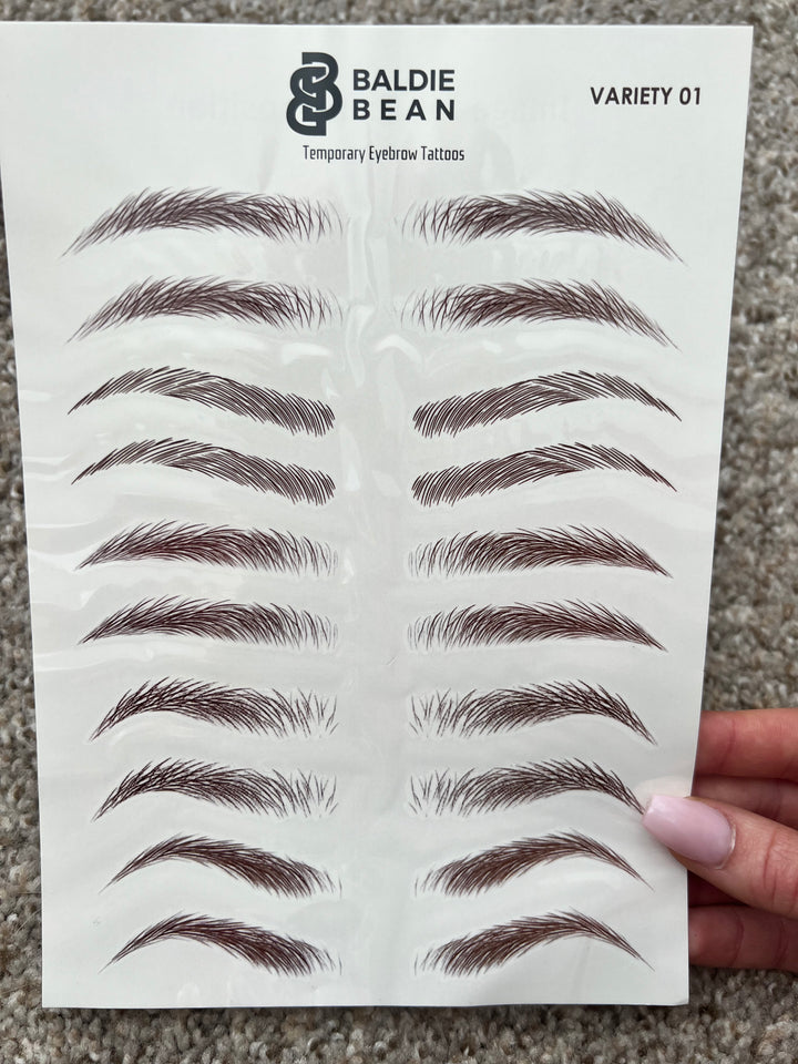 The Baldie Brows: VARIETY PACK