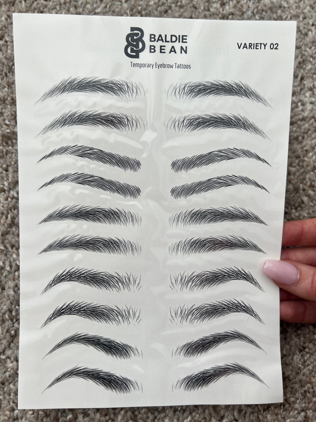 The Baldie Brows: VARIETY PACK