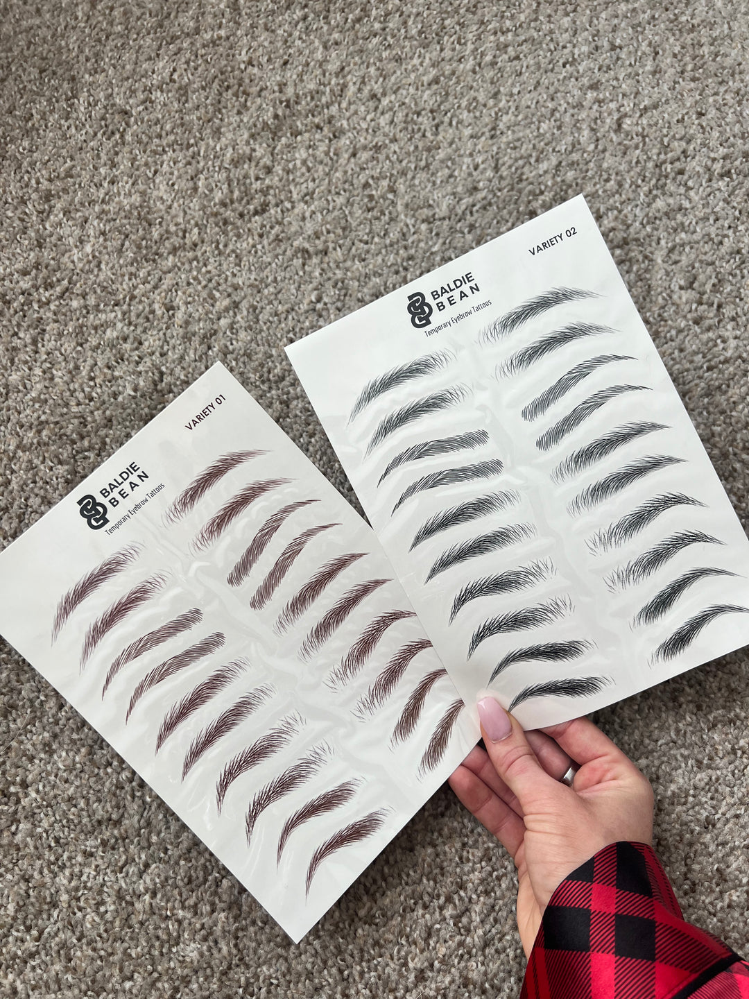The Baldie Brows: VARIETY PACK