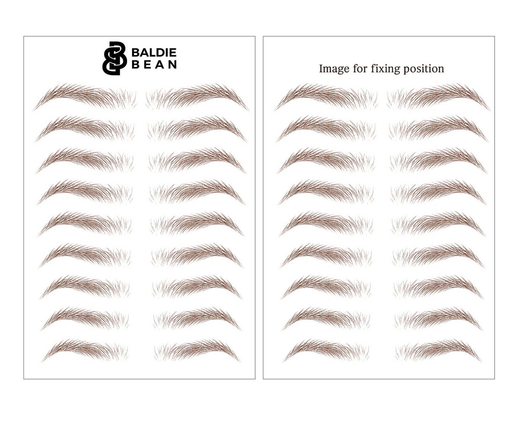 The Baldie Brow: Tapered
