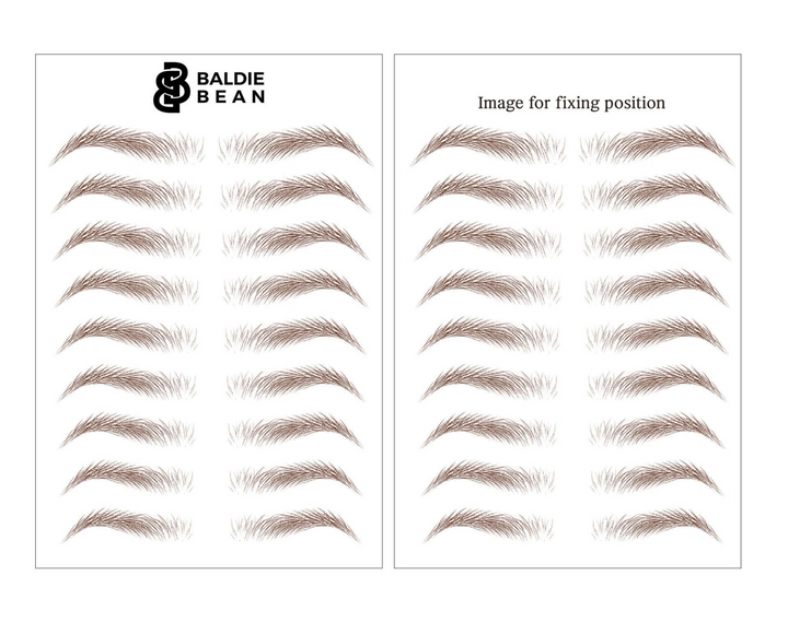 The Baldie Brow: Tapered
