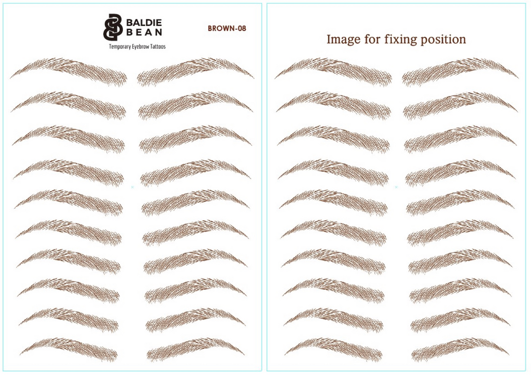 The Baldie Brow: Arched