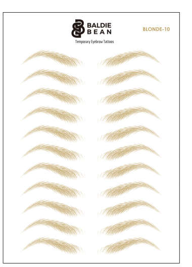 The Baldie Brow: Arched Perfection
