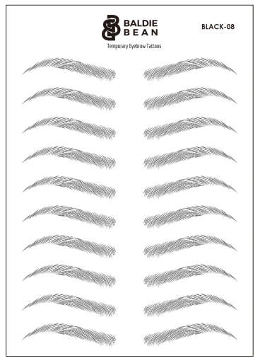 The Baldie Brow: Arched