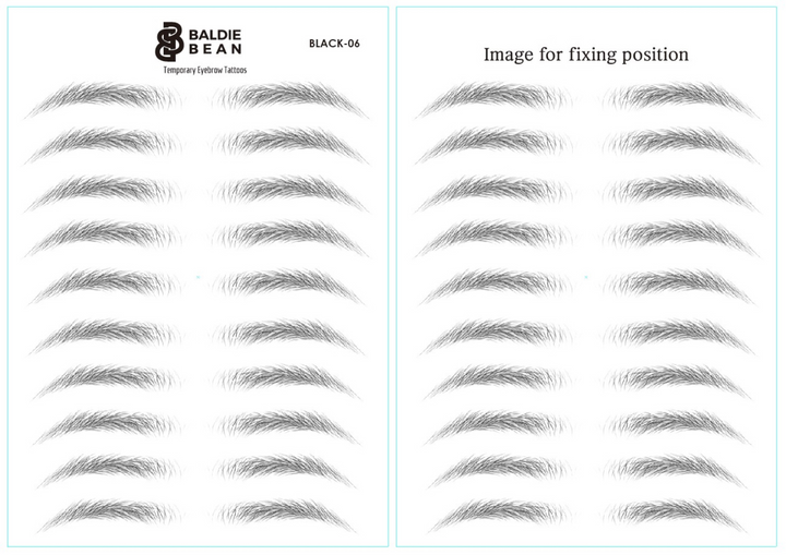 The Baldie Brow: Natural
