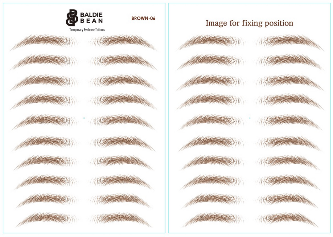 The Baldie Brow: Natural
