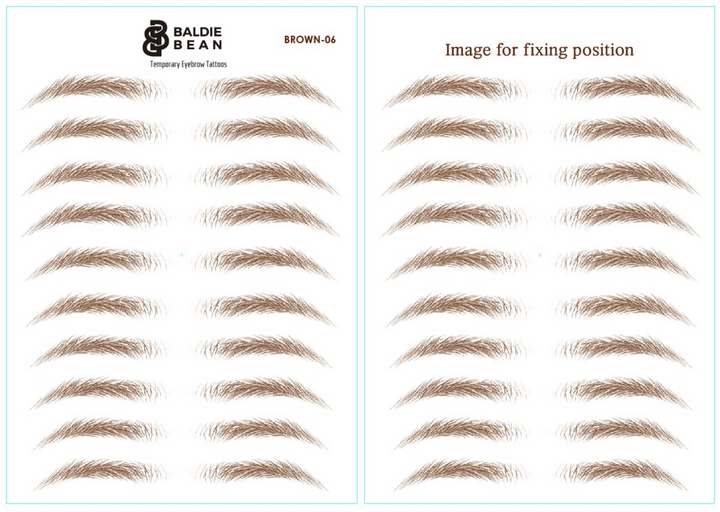 The Baldie Brow: Natural