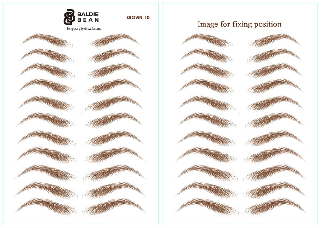 The Baldie Brow: Arched Perfection
