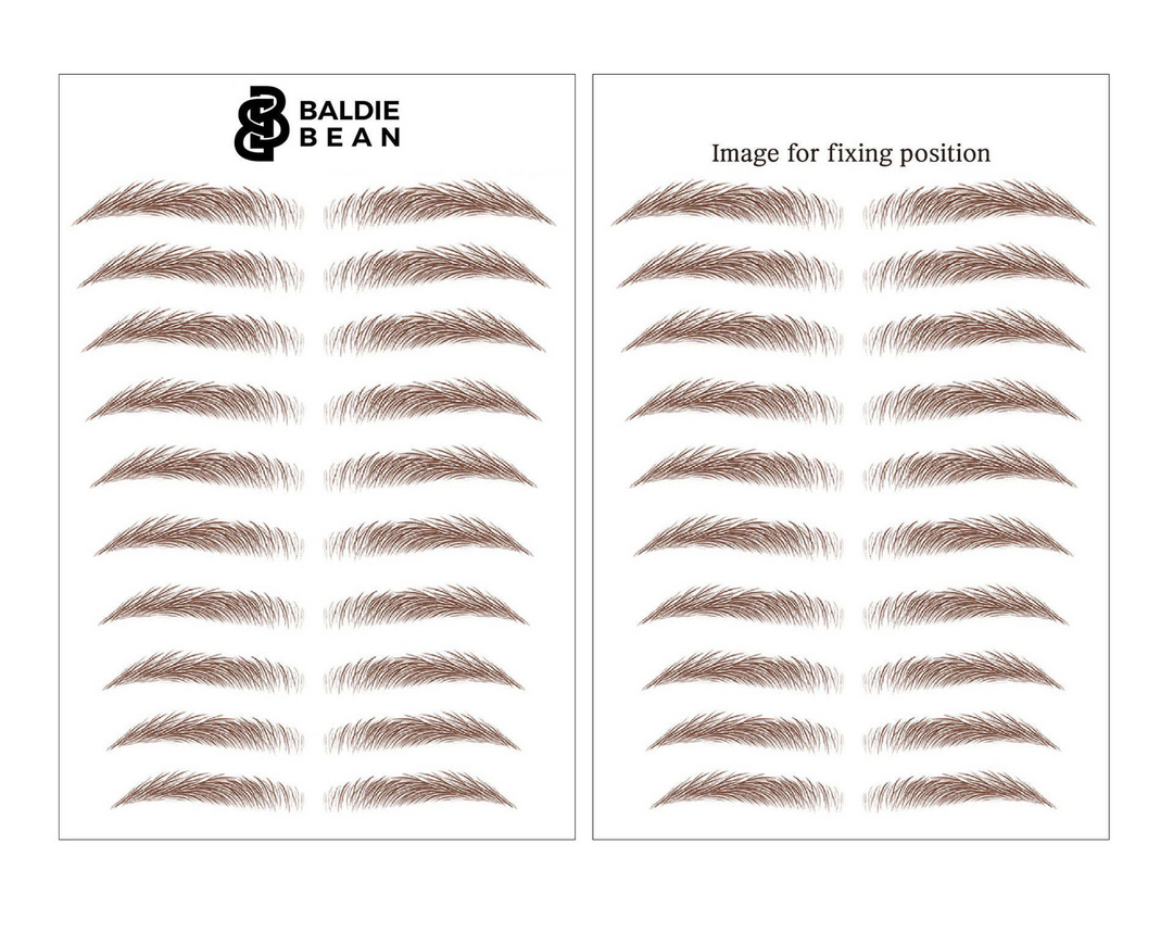 The Baldie Brow: Straight