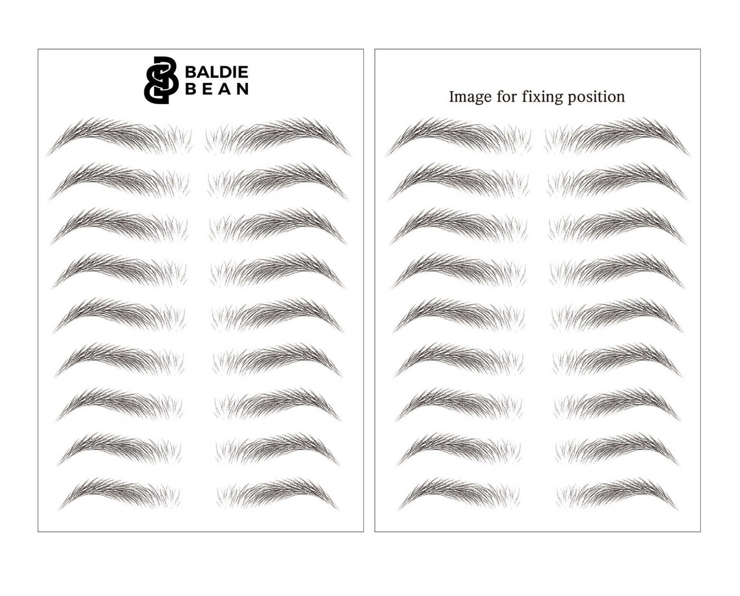 The Baldie Brow: Tapered