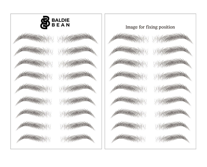 The Baldie Brow: Tapered