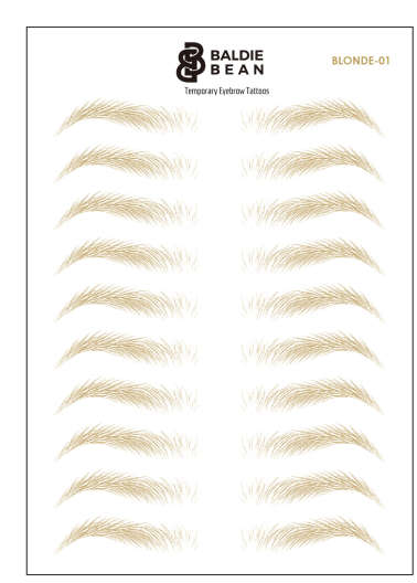 The Baldie Brow: Tapered