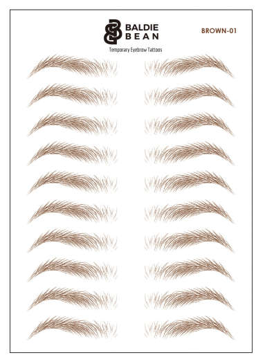 The Baldie Brow: Tapered