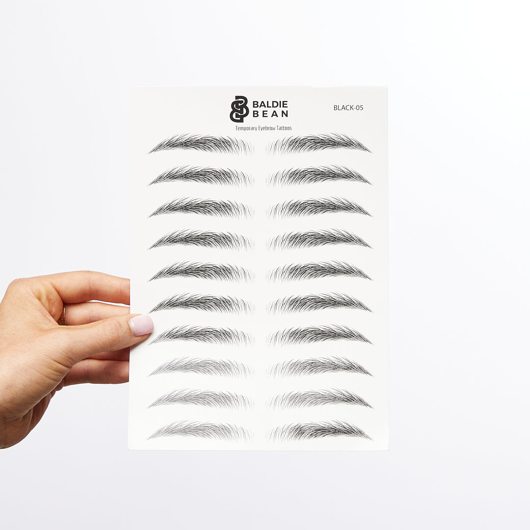 The Baldie Brow: Straight