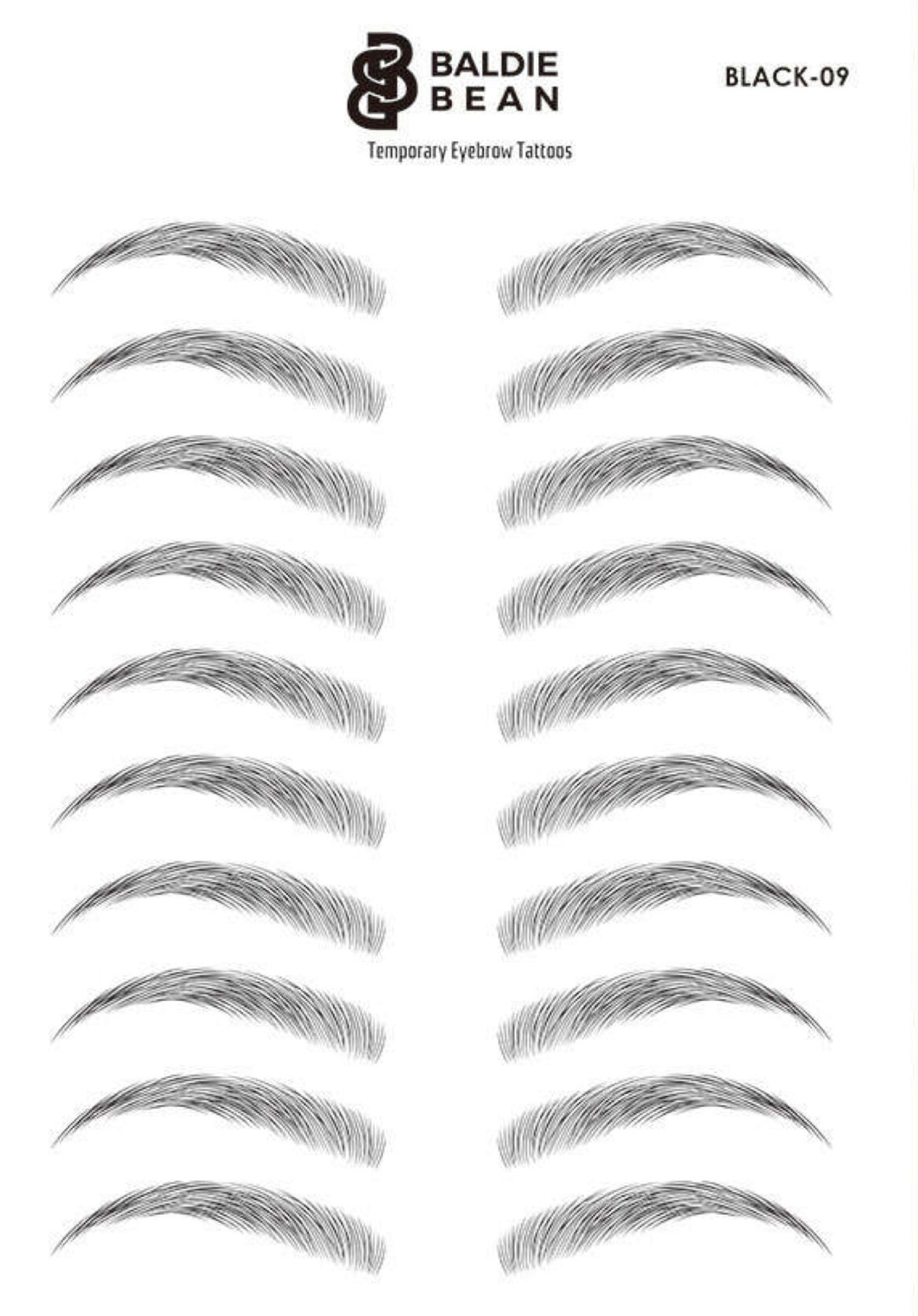 The Baldie Brow: Feathered