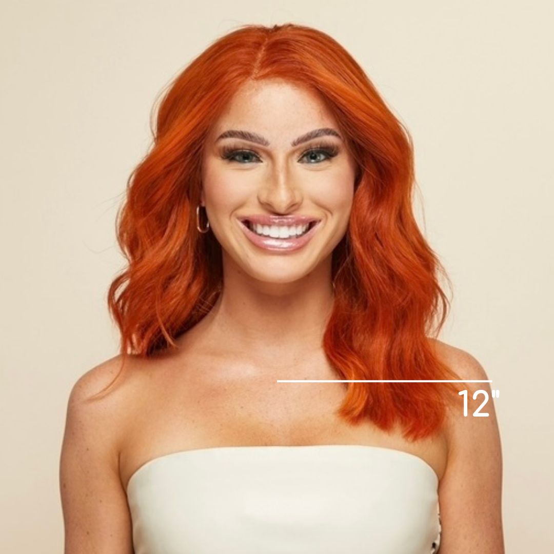 Copper Red Premium Human Hair Wig